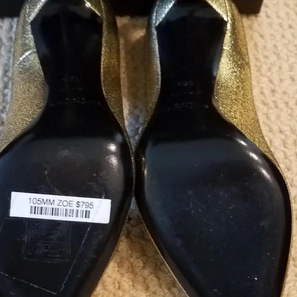 Saint Laurent gold Pumps size 6,5 - Picture 4 of 6
